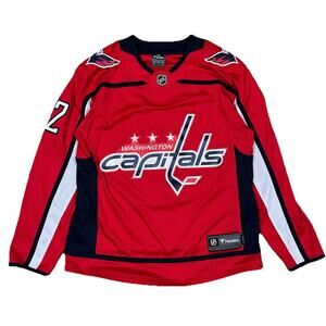 Washington Capitals Stitched Jersey 2 Newman (?) NHL Hockey Fanatics Red Small